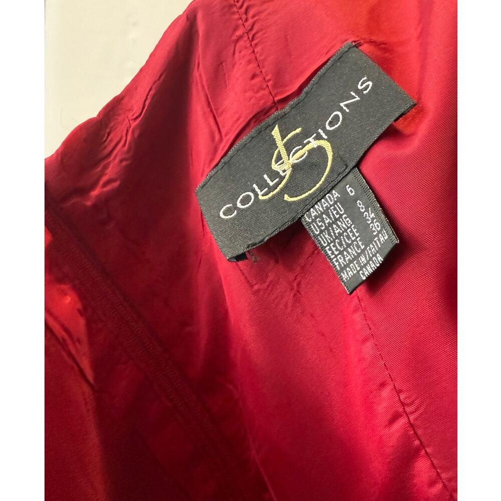 Js Collections Womens Deep Red Formal Evening Gow… - image 5